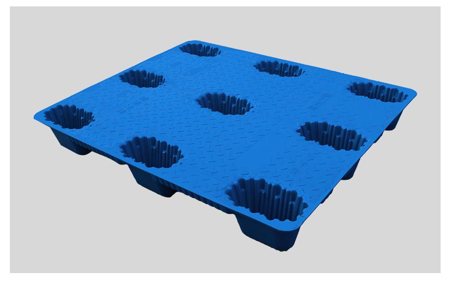 軒盛塑業(yè)1210九腳吹塑托盤8.5kg 軒盛塑業(yè)1210九腳吹塑托盤8.5kg