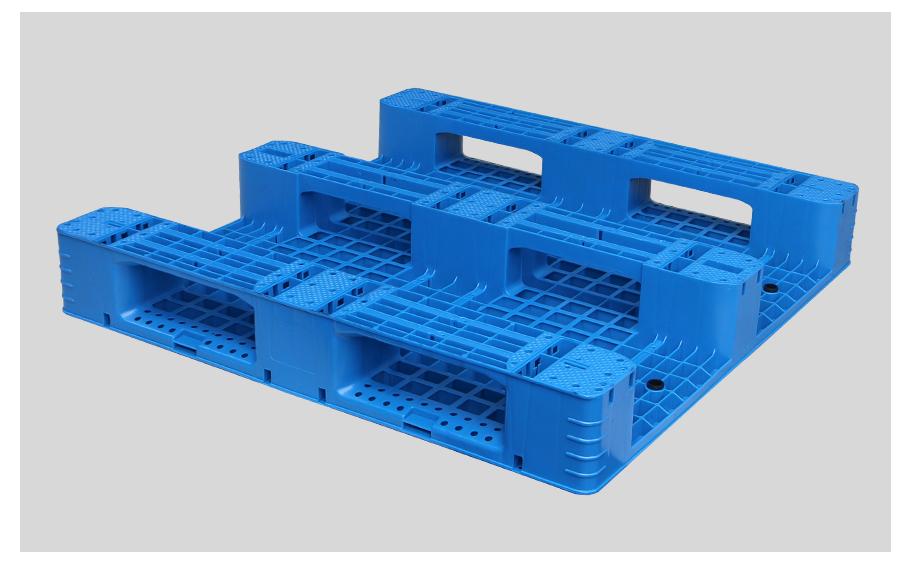 1111網(wǎng)格川字塑料托盤背面