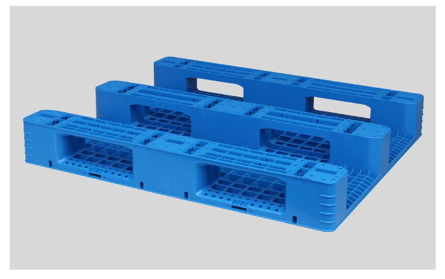 1210網(wǎng)格川字塑料托盤反面 1210網(wǎng)格川字塑料托盤反面