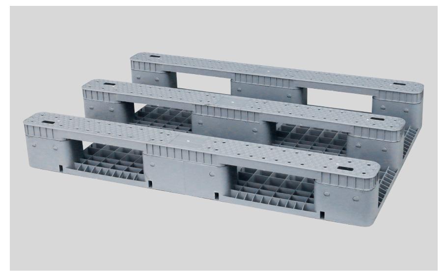 1208網(wǎng)格川字塑料托盤-16cm 背面 1208網(wǎng)格川字塑料托盤-16cm 背面