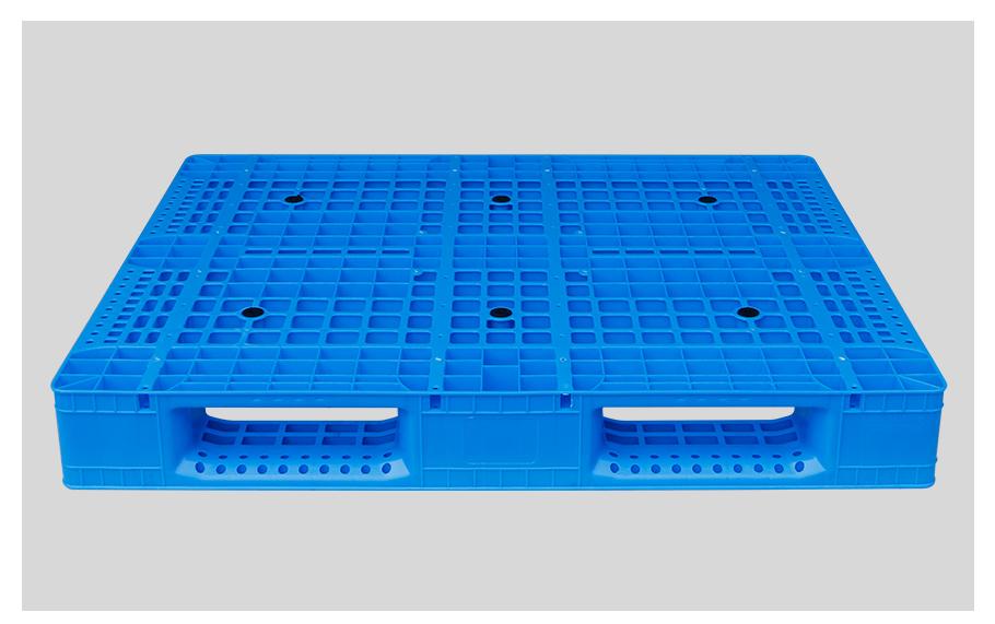 1210網(wǎng)格川字塑料托盤(pán)正面 1210網(wǎng)格川字塑料托盤(pán)正面