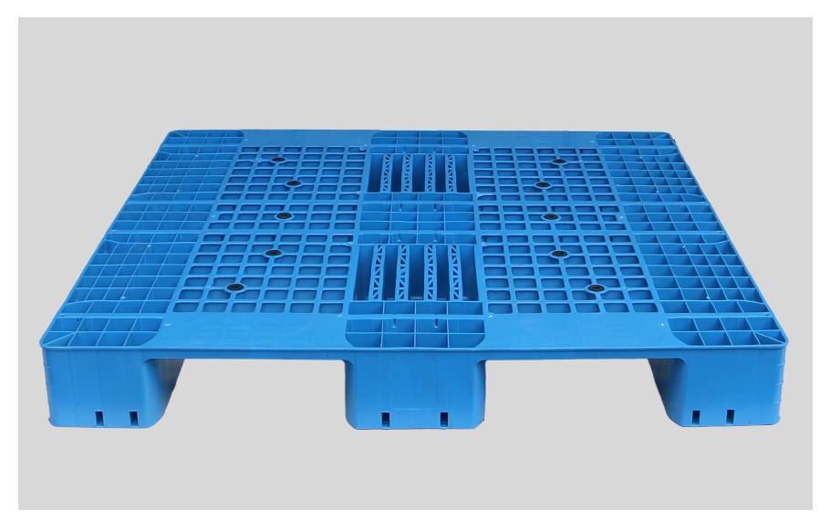 1350網(wǎng)格川字塑料托盤正面 1350網(wǎng)格川字塑料托盤正面