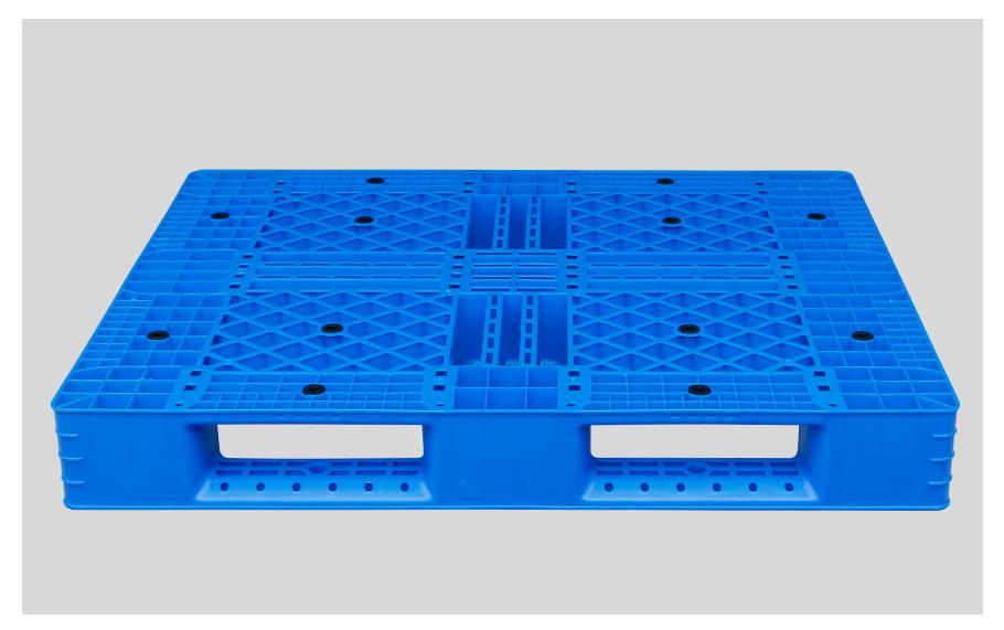 1210網(wǎng)格田字塑料托盤正面 1210網(wǎng)格田字塑料托盤正面