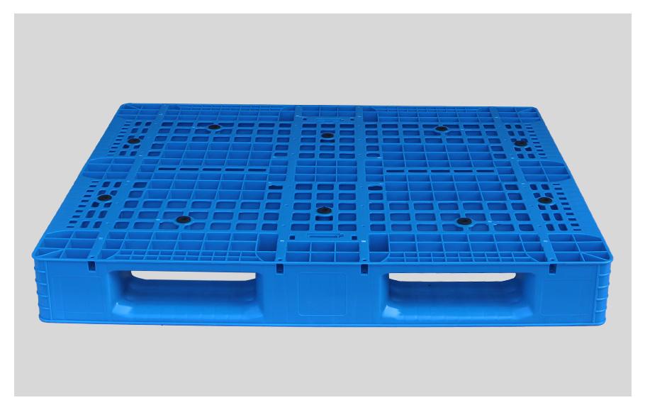 1210網(wǎng)格川字塑料托盤-正面 1210網(wǎng)格川字塑料托盤-正面