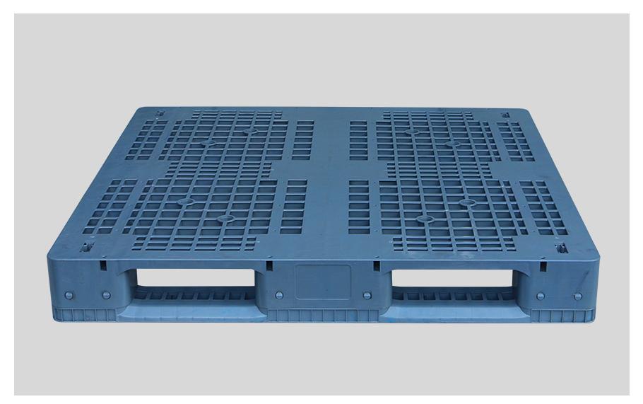 1212網(wǎng)格川字塑料托盤正面