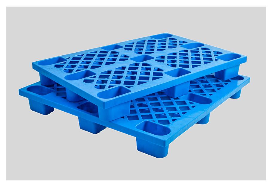 1208網(wǎng)格九腳防滑塑料托盤定制 1208網(wǎng)格九腳防滑塑料托盤定制