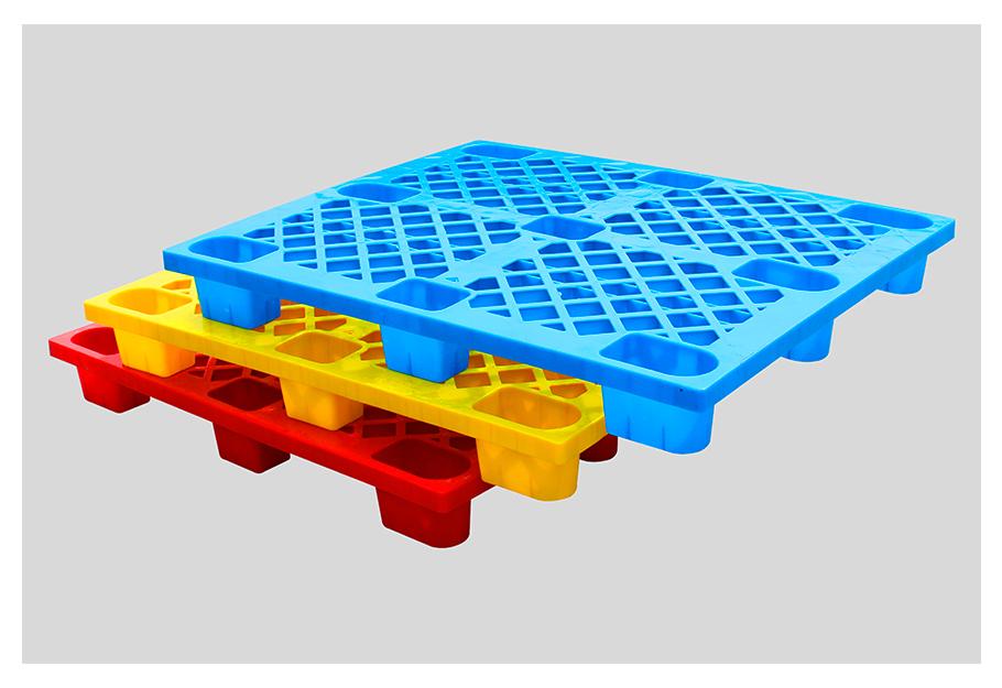 顏色定制 -1208網(wǎng)格九腳防滑塑料托盤 顏色定制 -1208網(wǎng)格九腳防滑塑料托盤